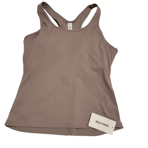 Gold Hinge GH Tank Top Bra Size XL Padded Shelf Bra Sports Racer Back Active New - Picture 1 of 10