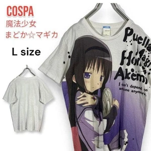 [Selten] COSPA Puella Magi Madoka Magica L Akemi Homura Grafik T-Shirt weiß - Bild 1 von 9