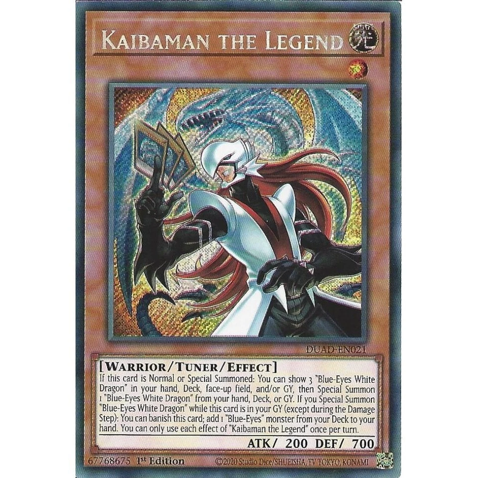 DUAD-EN021 Kaibaman the Legend : Secret Rare Card : 1st Edition : YuGiOh TCG - Image 1 of 2