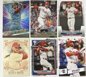 6 Karten Baseball Lot Bryce Harper Phillies Topps Insert, Allen & Ginter & mehr - Bild 1 von 6
