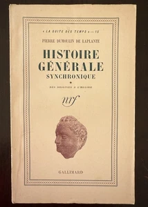 Dumoulin De Laplante "Histoire Générale synchronique des origines à l'Hégire" - Imagen 1 de 4