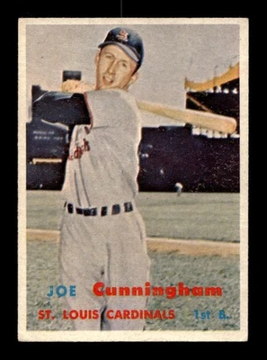 1957 Topps #304 Joe Cunningham Cardinals VG+ *u9 - Image 1 of 2