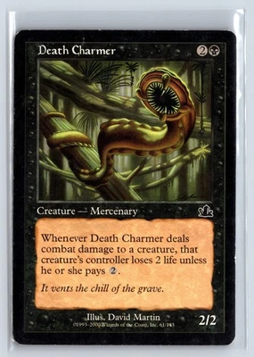 (2x) DEATH CHARMER – MTG Magic the Gathering Card – Prophecy – Common - Image 1 of 4