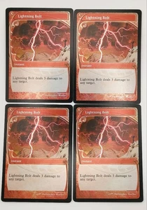Lightning Bolt Foil Four Sheets Future Prediction NM Free Shipping - Picture 1 of 1