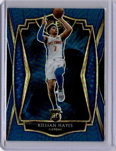 2020-21 Panini Select - Premier Level Killian Hayes Rookie #181 Blue Prizm (RC) - Picture 1 of 2