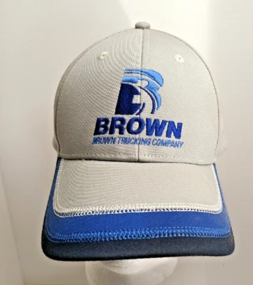 Кепка регулируемая коричневая Trucking Company серая и синяя - Изображение 1 из 4