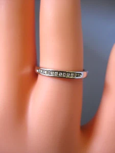 Vintage 9k 9ct 375 Whit Gold Ring - Picture 1 of 7