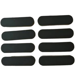 10 Pcs Oval Silicone Feet Rubber Pad Self Adhesive Anti-Slip Keyboard Furniture - Picture 1 of 8