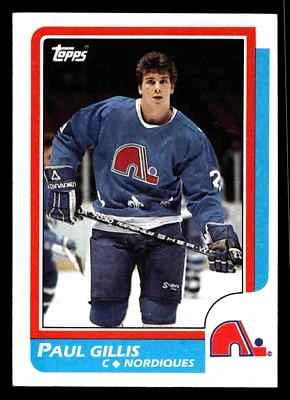 1986-87 Topps Paul Gillis #168 - Quebec Nordiques - Image 1 of 2