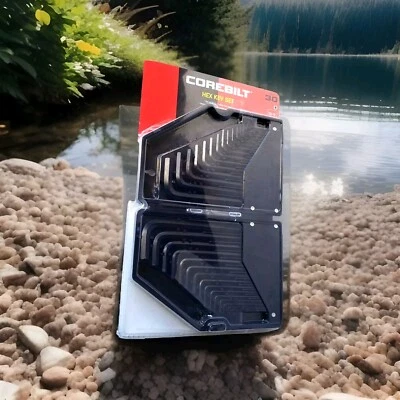 Corebilt steel hex key set / Metric and SAE.  30pc With plastic  holder - Image 1 of 4