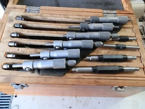 Set of imperial micrometers 0 to 6" - Picture 1 of 4
