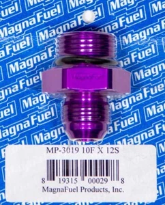 Fits #10an Flare to #12an Port Fitting - Straight by Magnafuel/Magnaflow Fuel Sy - Picture 1 of 1
