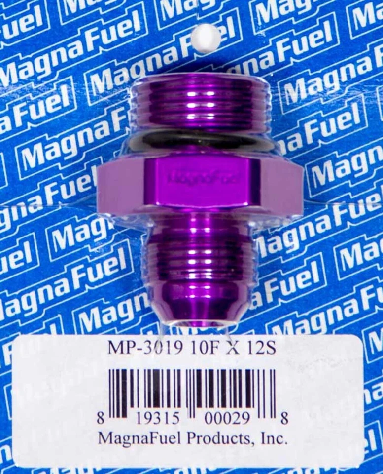 Fits #10an Flare to #12an Port Fitting - Straight by Magnafuel/Magnaflow Fuel Sy - Image 1 of 1