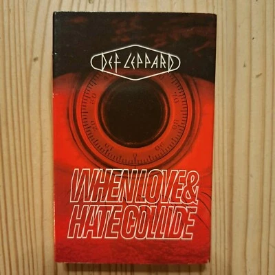 Def Leppard 'When Love & Hate Collide' Cassette single - Image 1 of 3