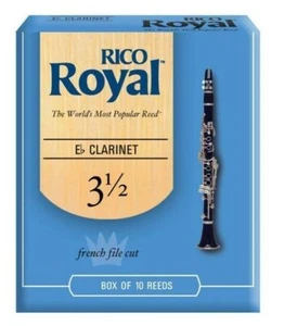  Rico Royal Eb Clarinet Reeds, Strength 3.5,  ( E flat ) RBB1035 10 Reeds - Picture 1 of 1