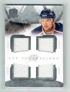 10-11 UD Upper Deck The Cup Foundations  Rick Nash  /25  Quad Jerseys