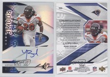 2008 SPx Rookie Signatures Blue /99 Yvenson Bernard #186 Rookie Auto RC