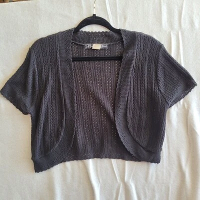 Britney Black Cardigan  Sweater Size Medium Color Black - Image 1 of 4