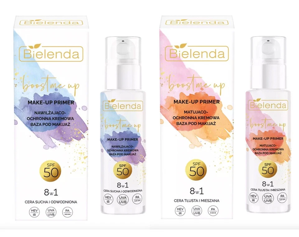 Bielenda Boost Me Up 8in1 Protective Make-Up Primer SPF50 Matting Moisturising - Image 1 of 1