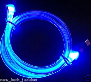 3FT GLOW LED Light-up Power Charger Data Sync Cable for Samsung S6 S7+ Micro USB - Picture 1 of 21