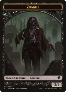 Magic the Gathering (mtg): TC17: Zombie /Gold Double-Sided  (x 4) - Picture 1 of 1