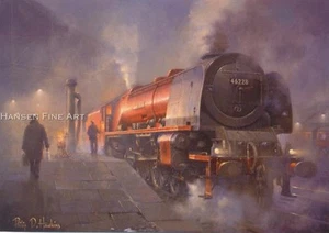 46228 Duchess of Rutland LMS BR Philip D. Hawkins Train Painting Art Print - Picture 1 of 1