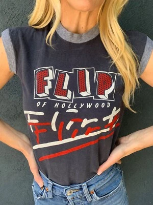 70s - 80s FLIP OF HOLLYWOOD T-SHIRT ORIGINAL AMERICAN CLOTHING STORE MELROSE AVE - Image 1 of 4