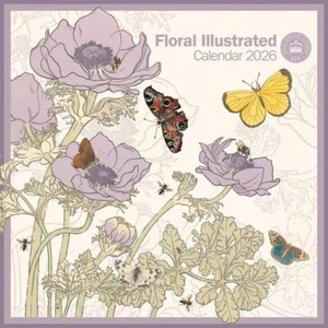 Otter House Royal Botanic Gardens, Kew Floral Illustrated Calendar 2026 - Picture 1 of 5
