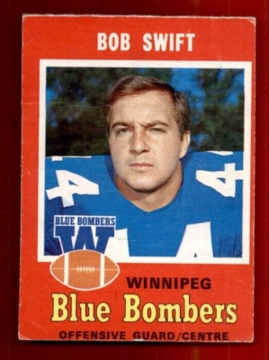 1971 O-Pee-Chee CFL #23 Bob Swift VG - Image 1 of 2