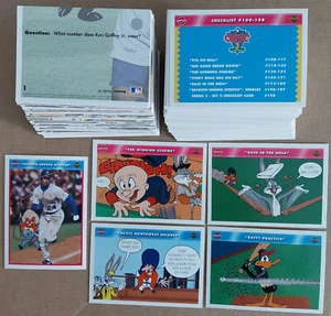 1992 Upper Deck Looney Tunes Comic Ball 3 Set of 198 cards Ken Griffey Junior - Picture 1 of 1