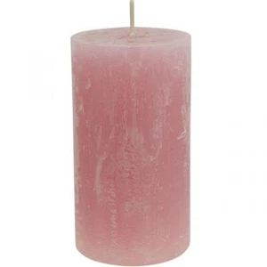 Selbstlöschende Durchgefärbte Rustic Kerzen Rosa 60×110mm 4er Set - Bild 1 von 2