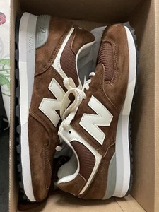 NEW BALANCE 576 OU576BRN BRAND NEW UK 10 MENS TRAINERS US 10.5 MADE IN ENGLAND - Picture 1 of 10