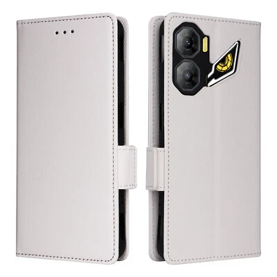 Para ZTE nubia Neo 3, Cartera de Lujo Abatible Cuero Soporte Ranuras para Tarjetas Estuche Suave Cubierta Foto 1 de 4