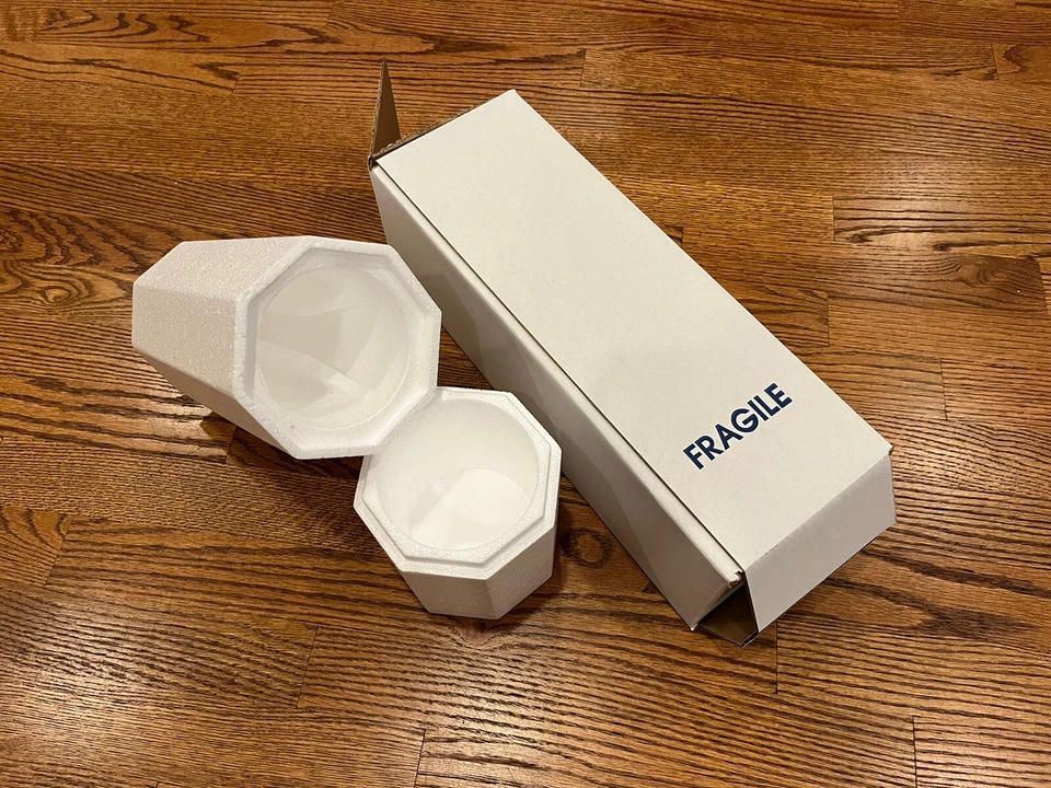 Champagne Bottle Shipping Box w/ Styrofoam Insert (Uline) - Image 1 of 1