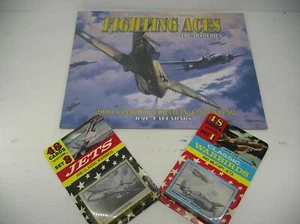 Klassische Flugzeug Sammlerkarten / 2 Sets / 2001 Asse Kalender - Bild 1 von 5