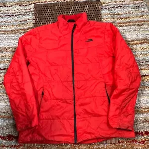 The North Face Full Zip Puffer Jacket Red Men's Size XL - Picture 1 of 3