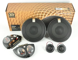 MOREL VIRTUS 62.4 2-WAY COMPONENT 6.5" + 4Ω + 140W RMS TOP SOUND QUALITY KIT - Picture 1 of 9
