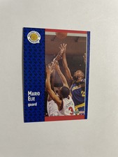 1991-92 Fleer Basketball Card #286 Mario Elie Golden State Warriors