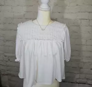 Petal and Pup Women's Elasticized Bodice Crop Top Size 4 - Picture 1 of 13
