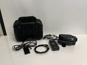 TESTED Vintage Sony Handycam CCD-TR5 Video 8 Tape Camcorder -  Black