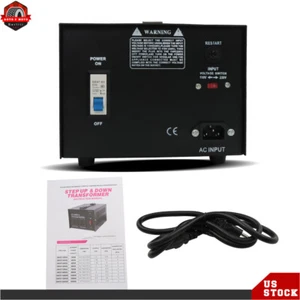 Step Up/Down 110v to 220v/220v to 110v 1500 W Voltage Converter Transformer - Picture 1 of 13
