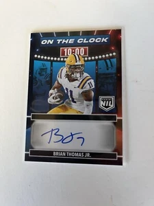 2024 Panini On The Clock Auto Brian Thomas - Bild 1 von 8