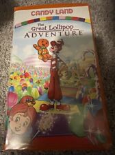 Candy Land The Great Lollipop Adventure Clamshell (VHS, 2005)
