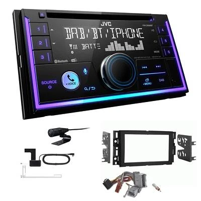 JVC 2-DIN MP3 Autoradio Bluetooth DAB+ für GM Hummer H2 Facelift 2007-2010 - Bild 1 von 4