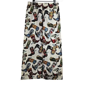 Hannah Kate RARE Boys Cowboy Boots All-Over-Pattern Cuffed Pants, USA, 5 - Picture 1 of 9