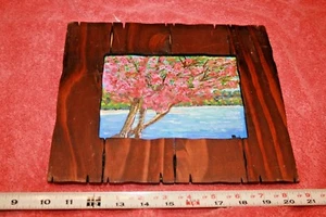 June E. Riynolds JR Autumn Splendor Oil Painting on Board - Picture 1 of 6