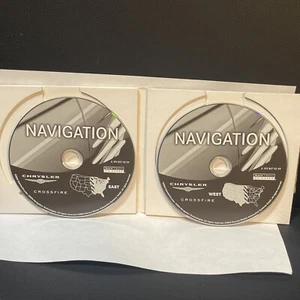 Chrysler Crossfire Navigation OEM dvd Disc set USA East & West A1938270259 - Picture 1 of 7