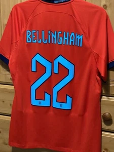 Bellingham England Away Shirt 2022 Size Small - Picture 1 of 3