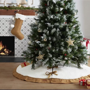 Neu Koolaburra by UGG Australia Kunstleder Sherpa Koola Weihnachtsbaum Rock - Bild 1 von 2