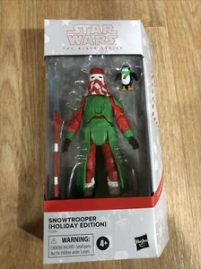 Aw5) Star Wars The Black Series Snowtrooper Holiday Edition In Hand New - Picture 1 of 6